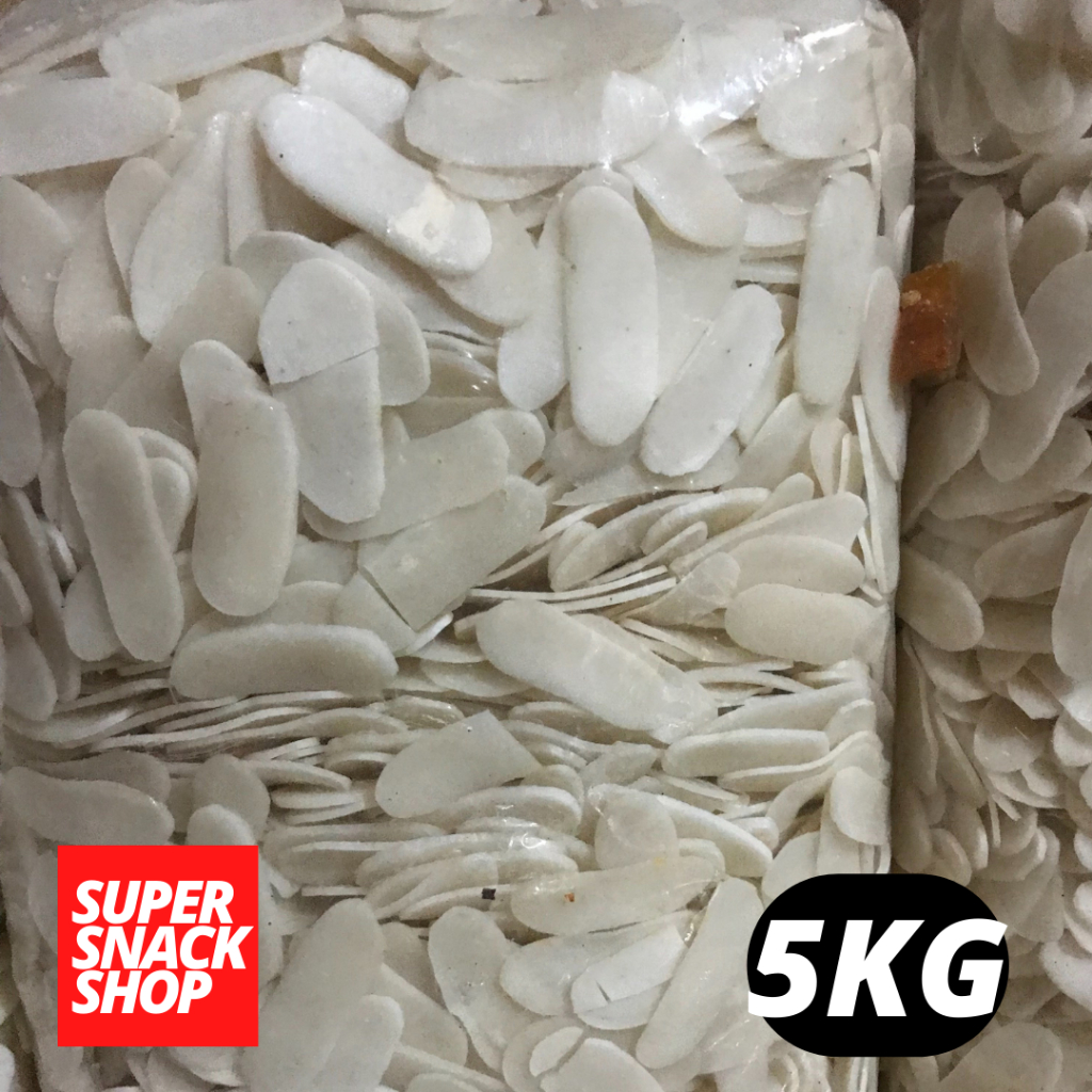 

KERUPUK MEKAR MENTAH / KRUPUK KERING / KERIPIK KERUPUK LIDAH PUTIH 5KG