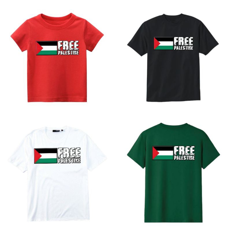 Baju Kaos Anak Laki Laki Perempuan Free Palestine Baju Kaos Couple Palestina