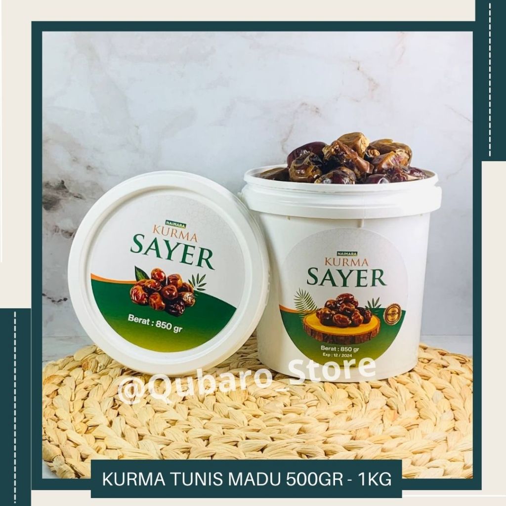 

Kurma Sayer Kemasan Ember || Kurma Murah Original Arab Fresh & Enak