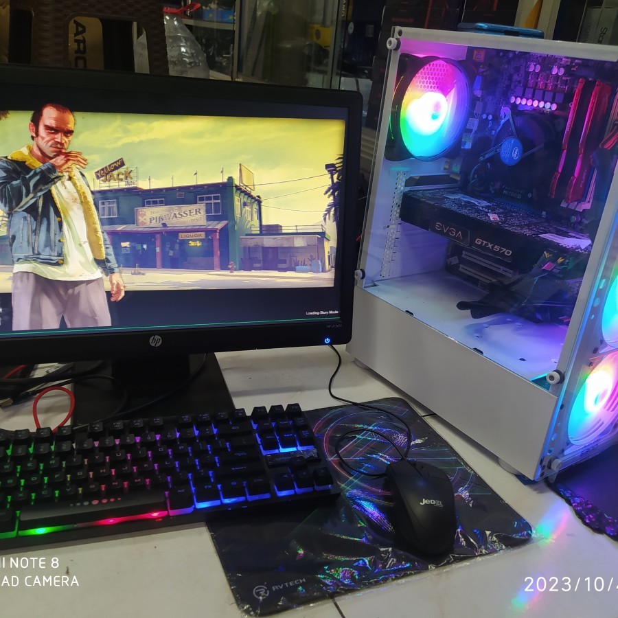 PAKET PC GAMING FULL SET INTEL CORE I5 VGA GTX 1050TI 4GB SSD 256GB