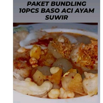 

PAKET BUNDLING 10 PCS BASO ACI AYAM SUWIR BAE. ID