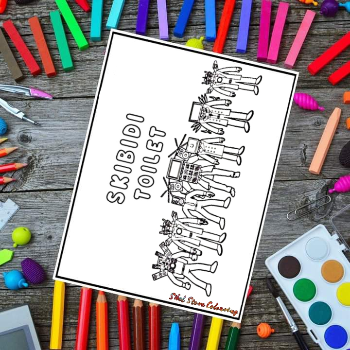 

Kertas Mewarnai Gambar Anak Tema Skibidi Toilet V7 - Kertas Brief Card