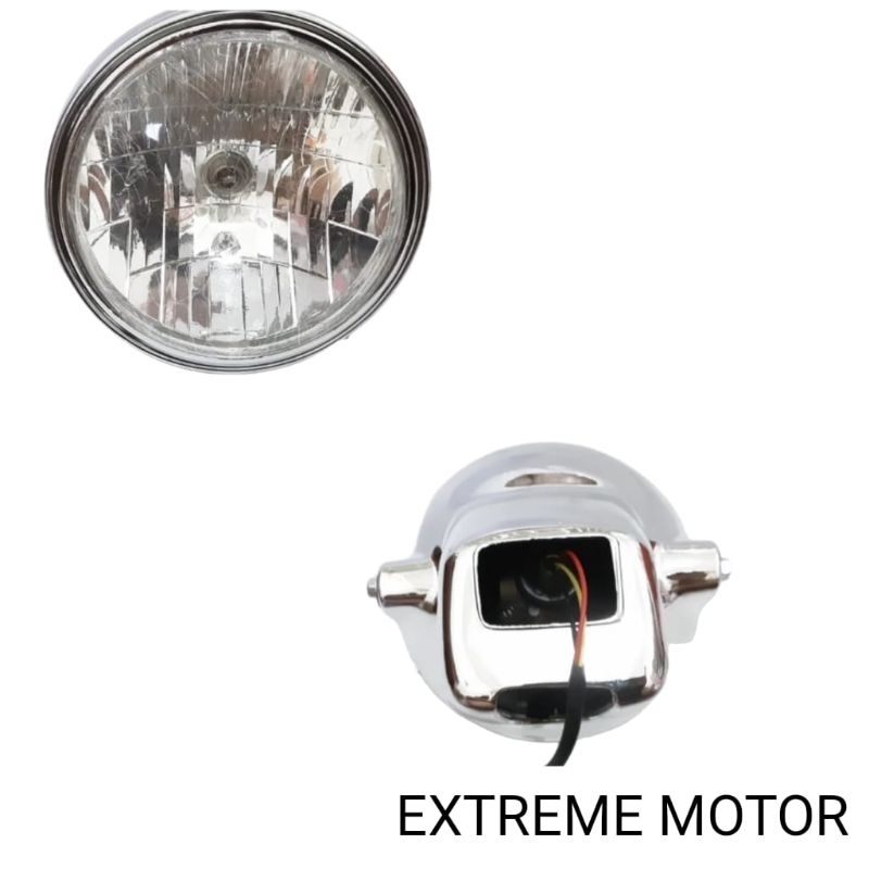 lampu depan ninja ss bulat cp reflektor bulat ninja ss tiger megapro kw super