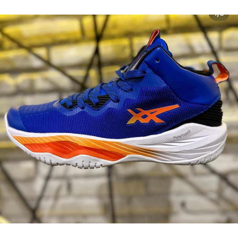 Sepatu Voli asic nova surge Blue/Orange