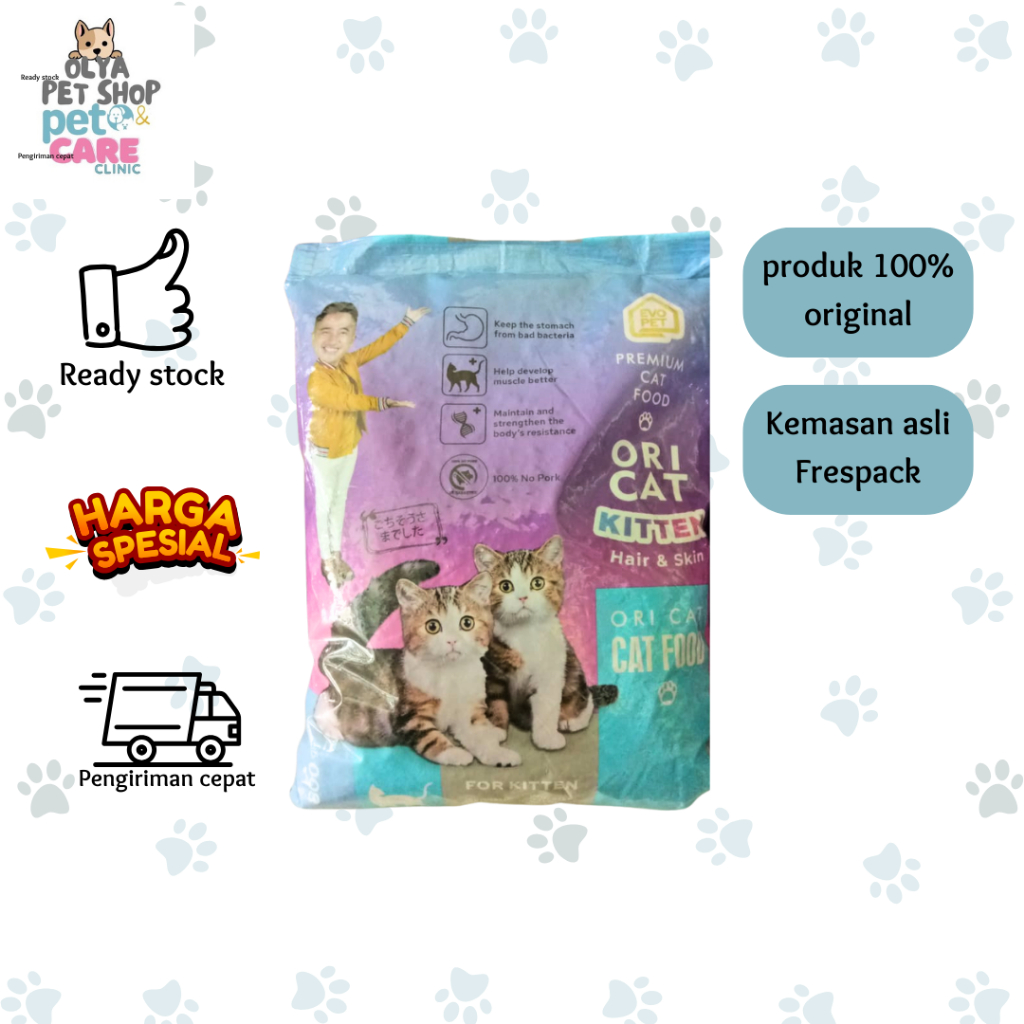 cat food ori cat kitten 800 gram