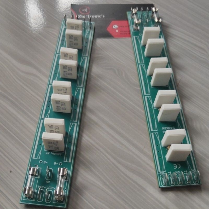 PCB TR FINAL SANKEN 4 SET RESISTOR KAPUR FUKUSHIMA JAPAN PLUS KOMPONEN LENGKAP