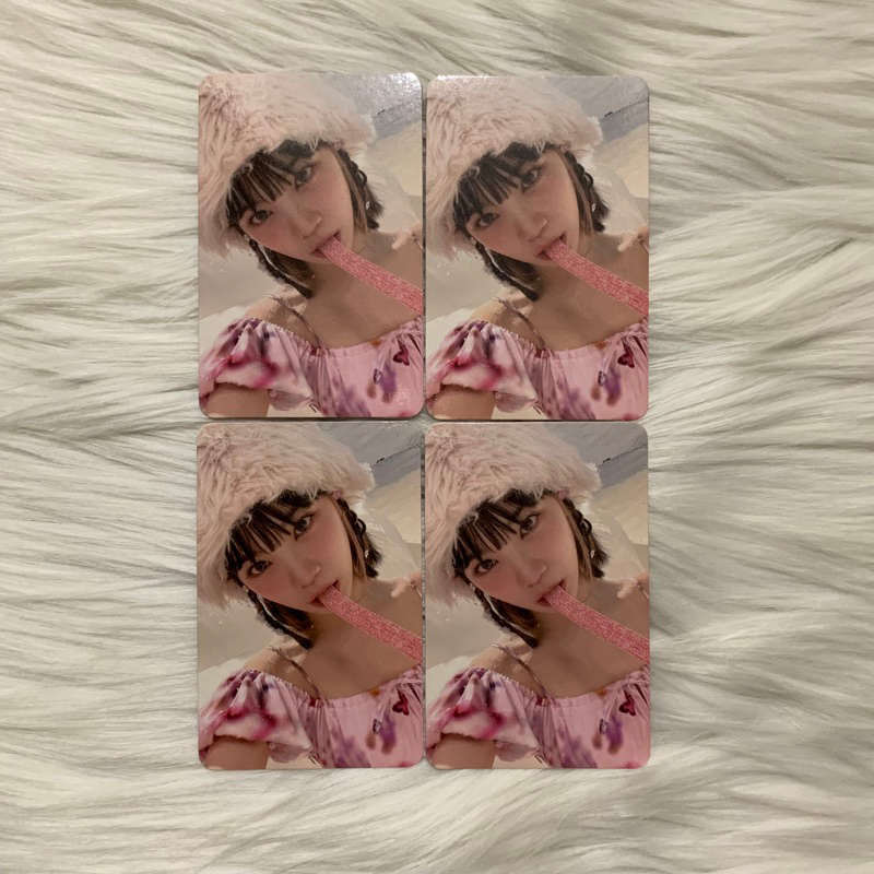 le sserafim kim chaewon antifragile frozen aquamarine sourbelt yupi candy pc photocard official