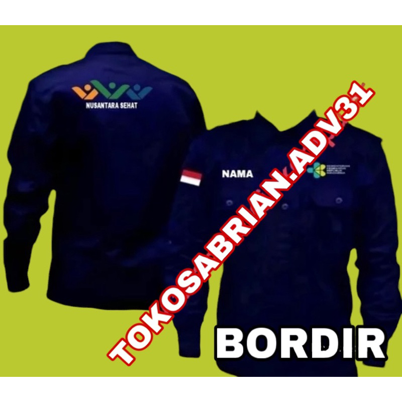 KEMEJA NUSANTARA SEHAT SERAGAM NUSANTARA SEHAT PDH NUSANTARA SEHAT BAJU NUSANTARA SEHAT BAJU PUSKESM