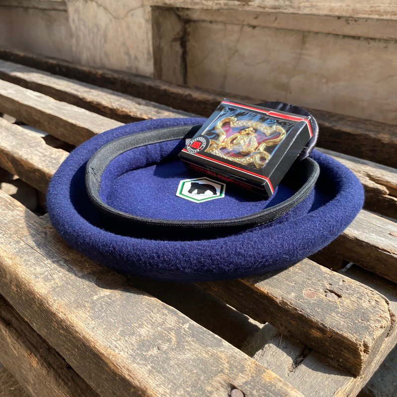 TOPI BARET BIRU NAVY BRIMOB
