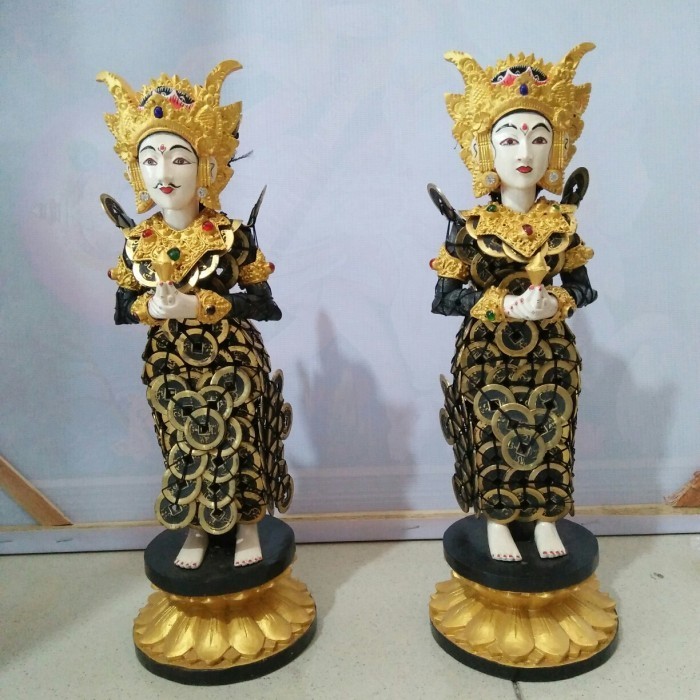 ready stok] Patung Pis Bolong Kepeng Sri rambut Sedana HQ 28cm