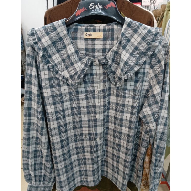 BLOUSE KOTAK EMBA LADIES