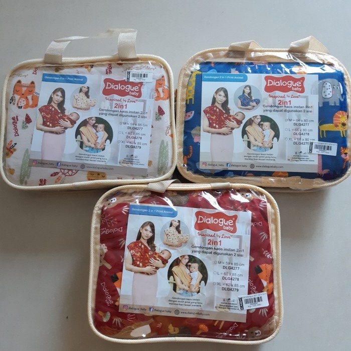 GENDONGAN KAOS 2 IN 1 DIALOGUE BABY DLG 4280