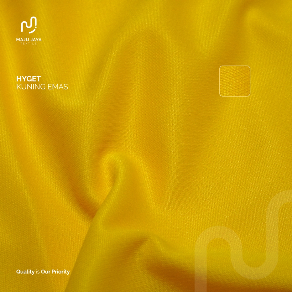MAJU JAYA TEXTILE - Kain Hyget 45" / Bahan Kaos Hyget 45" - Warna Sedang
