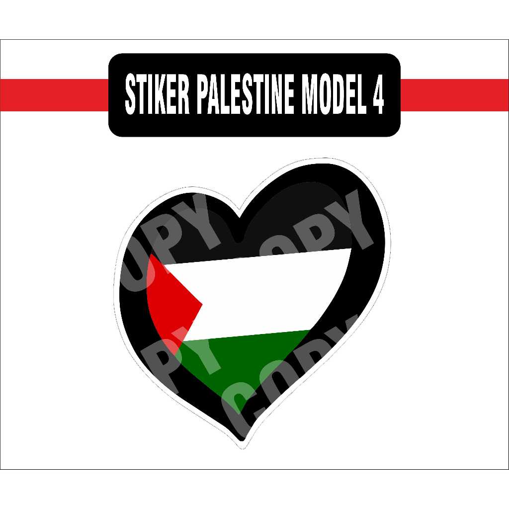 

STIKER CUTTING KISS SAVE PALESTINE