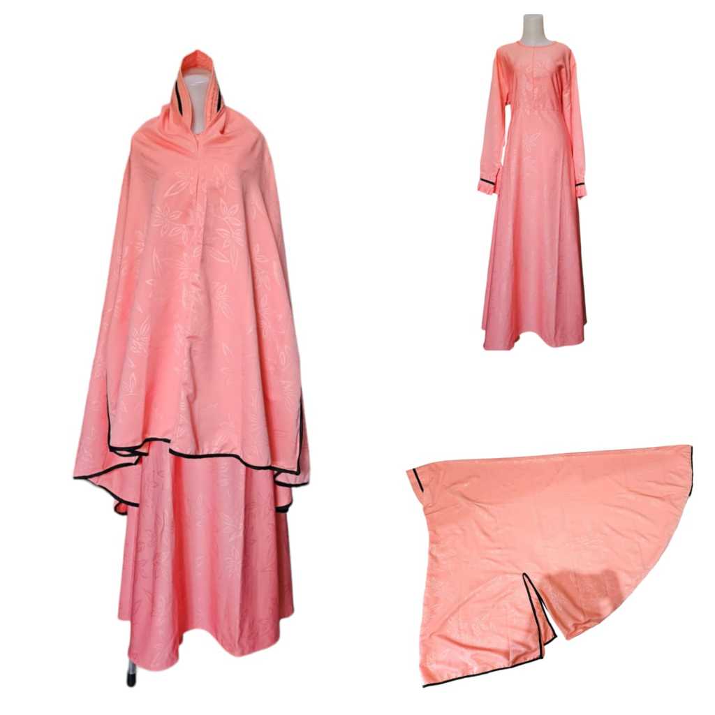 SET GAMIS WANITA BALOTELLI WARNA PEACH