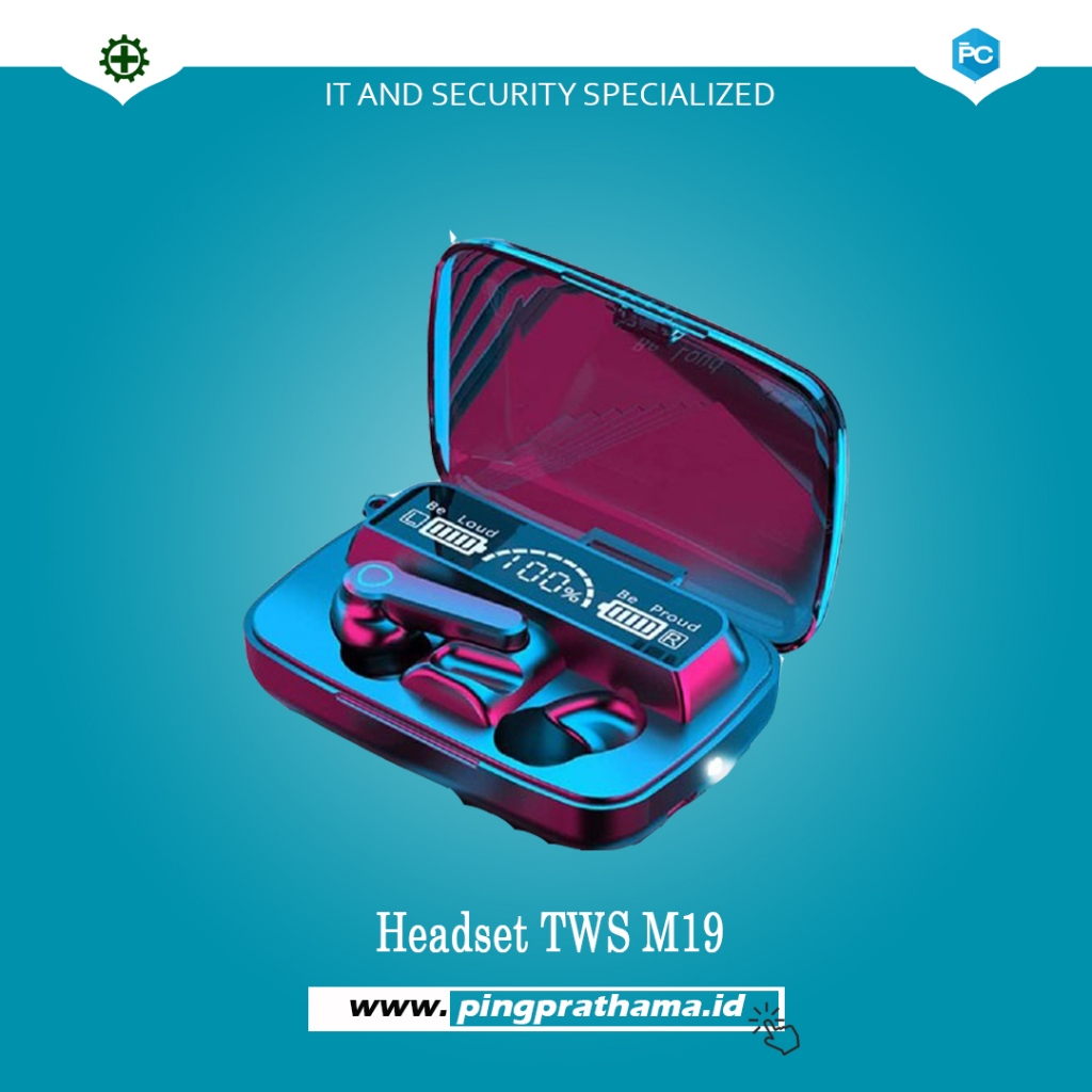 Headset Bluetooth TWS M19