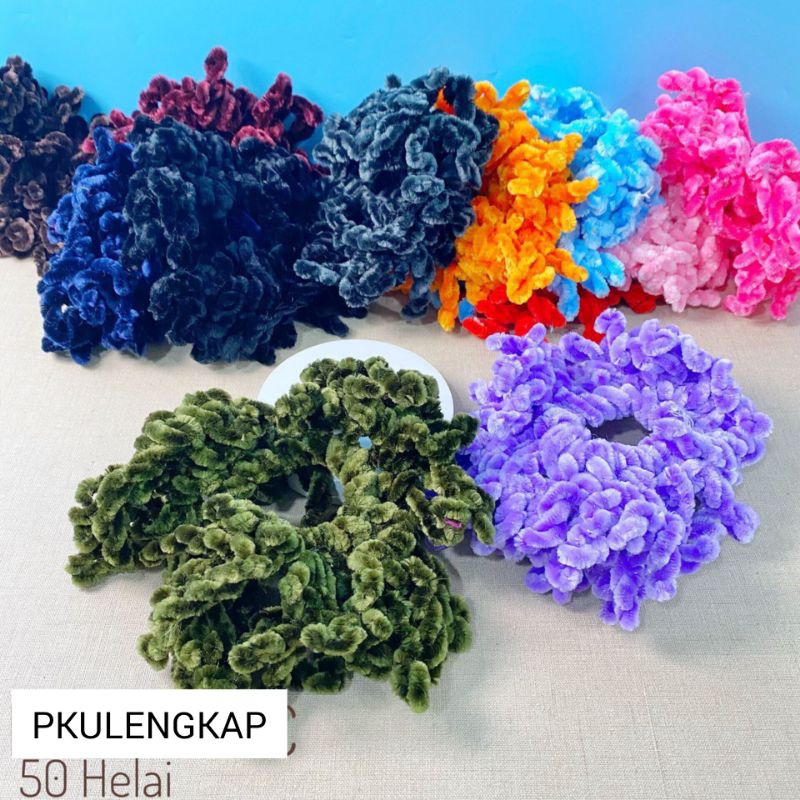 Ikat Rambut Ubur Ubur 57C / Ikat Rambut Gurita Jumbo Cepol/Cepol Polos