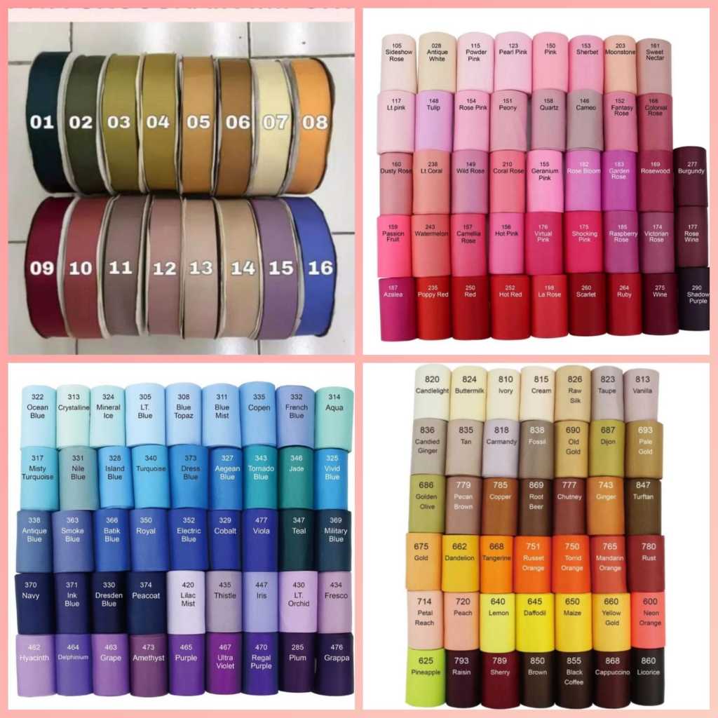 

0,6cm PITA GROSGRAIN IMPORT PREMIUM / PITA GG