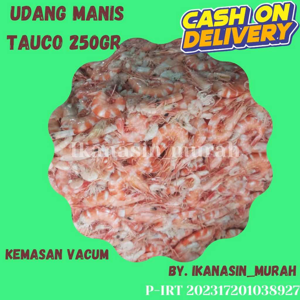 

UDANG MANIS / UDANG TAUCO 250GR / IKAN ASIN MURAH BISA COD