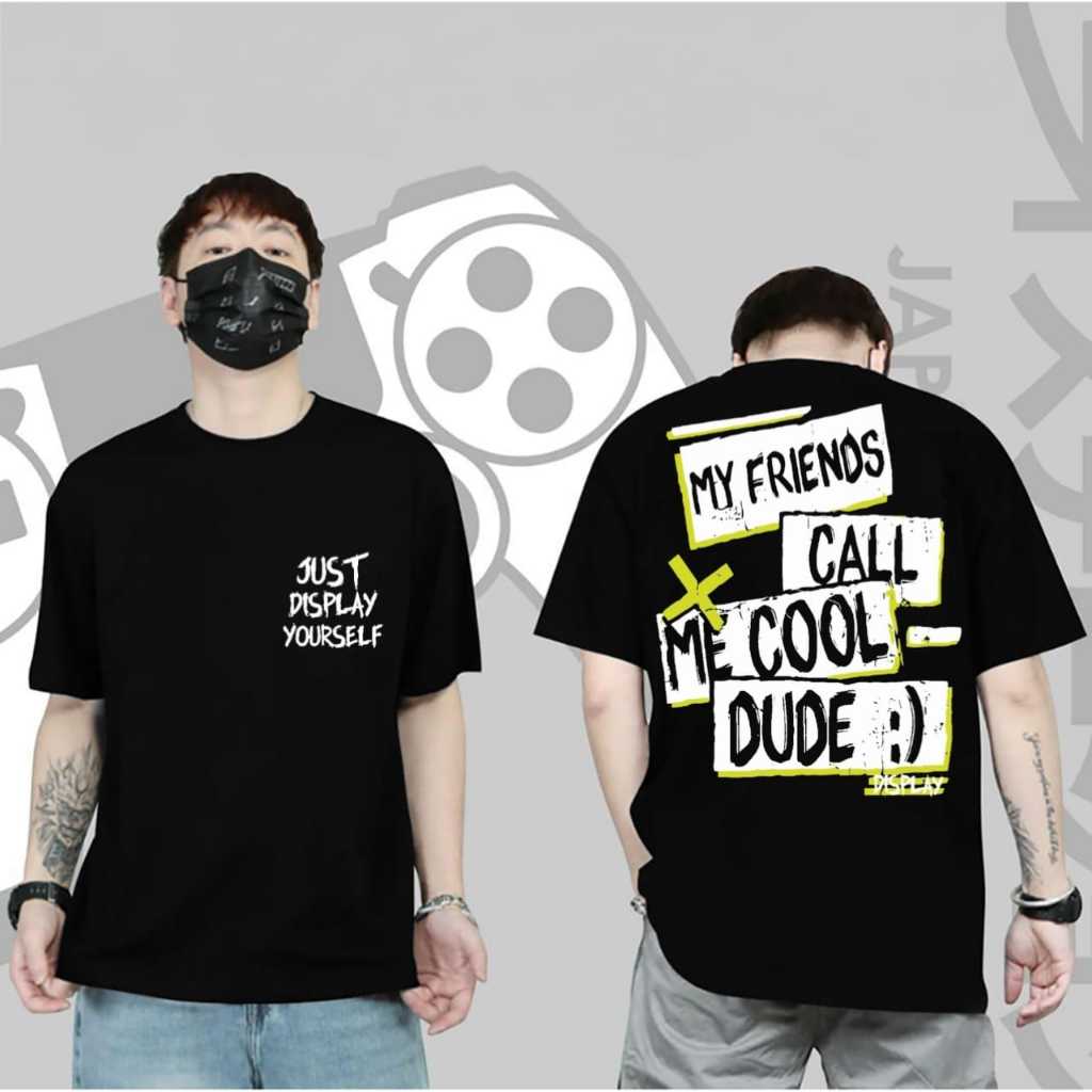 Kaos T-shirt Pria Distro Premium Unisex Motif My Friends Stylish Keren Outfit Trendy