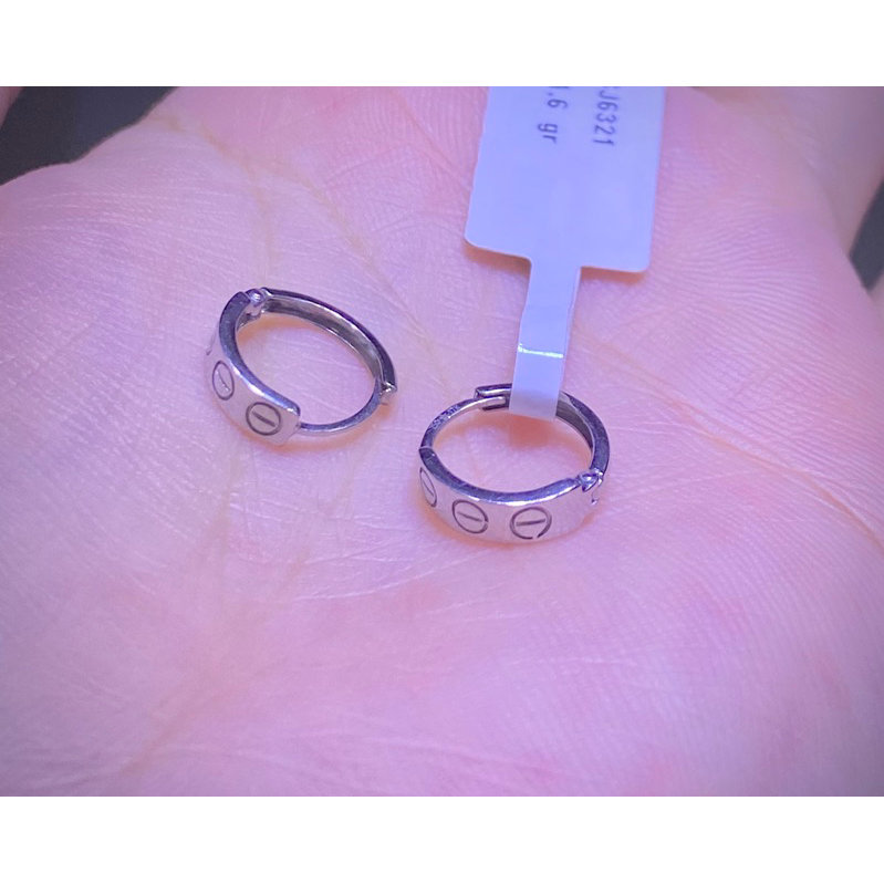 anting cartier750/75%