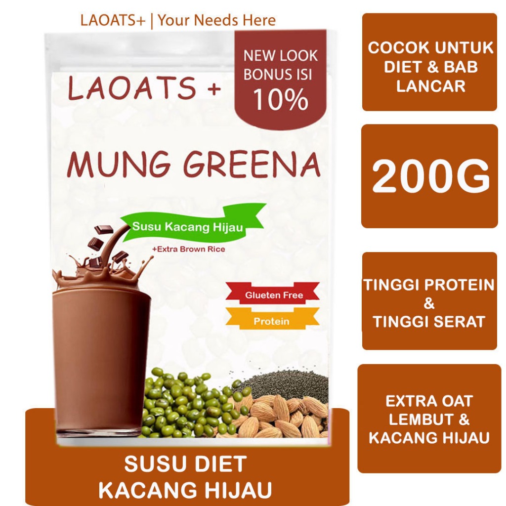 

Sari Kacang Hijau Laoats (200G)