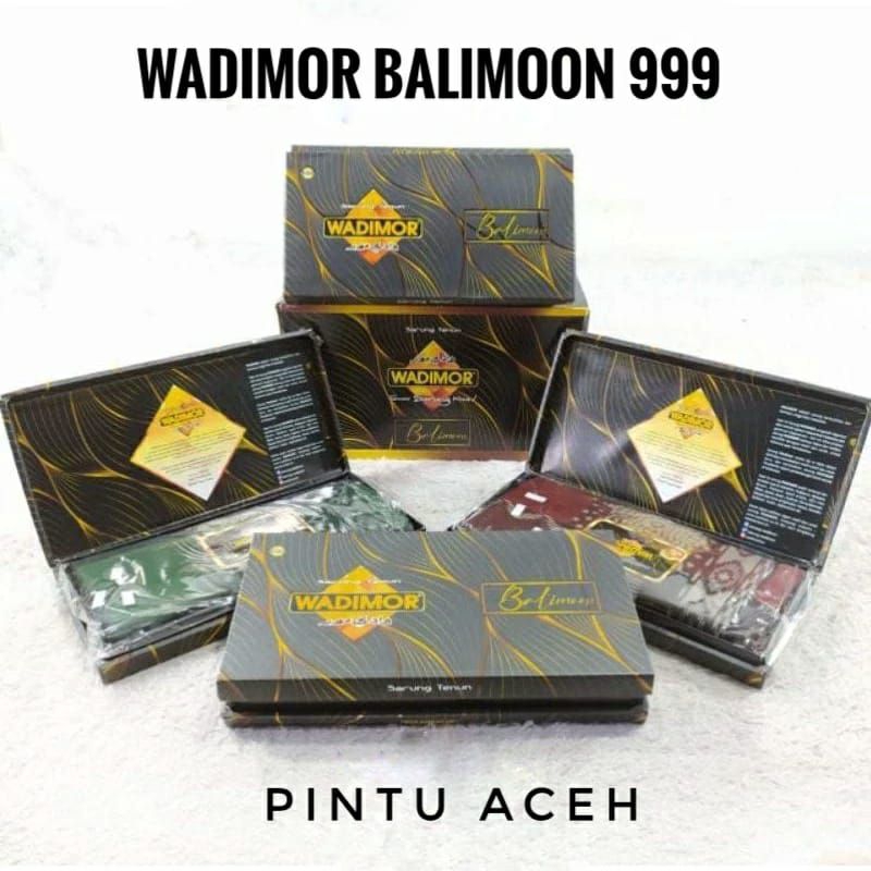 Sarung Wadimor Balimoon 999 Pintu Aceh (PA) Ecer Grosir  SN