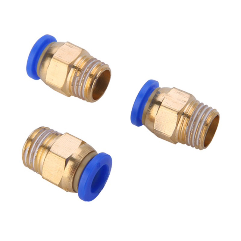 FITTING PNEUMATIC NEPPEL SELANG 12MM DRAT 3/8” PC 12-03