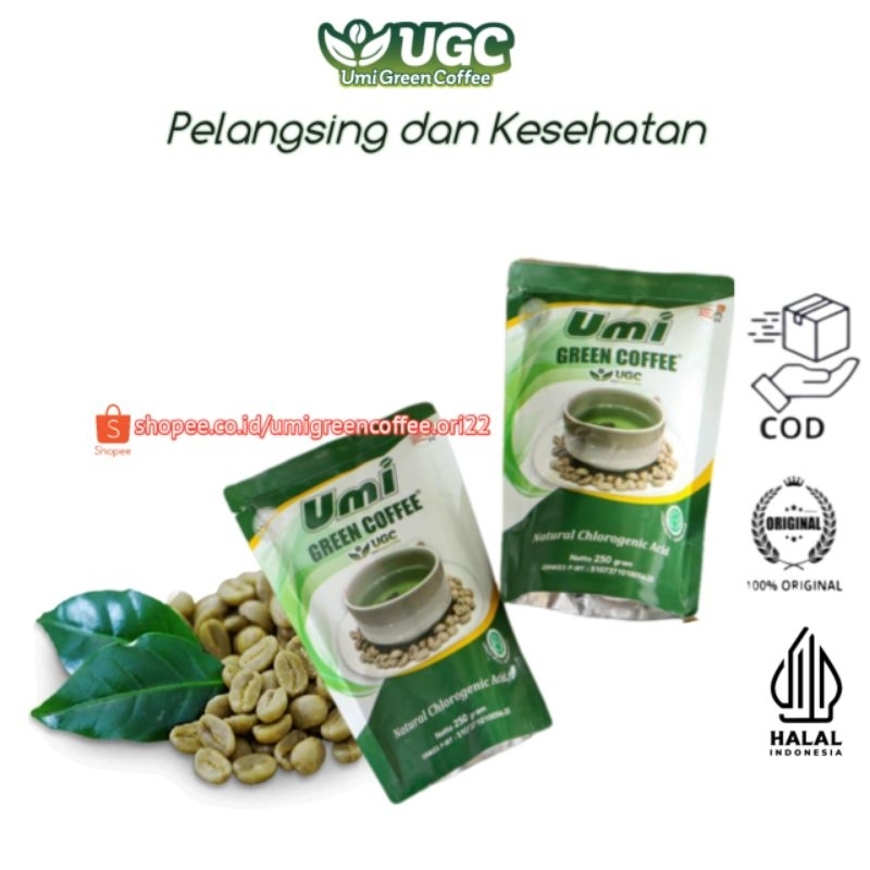 

UMI GREEN COFFEE 2 pcs kopi hijau penurun berat badan tanpa efek samping (COD)