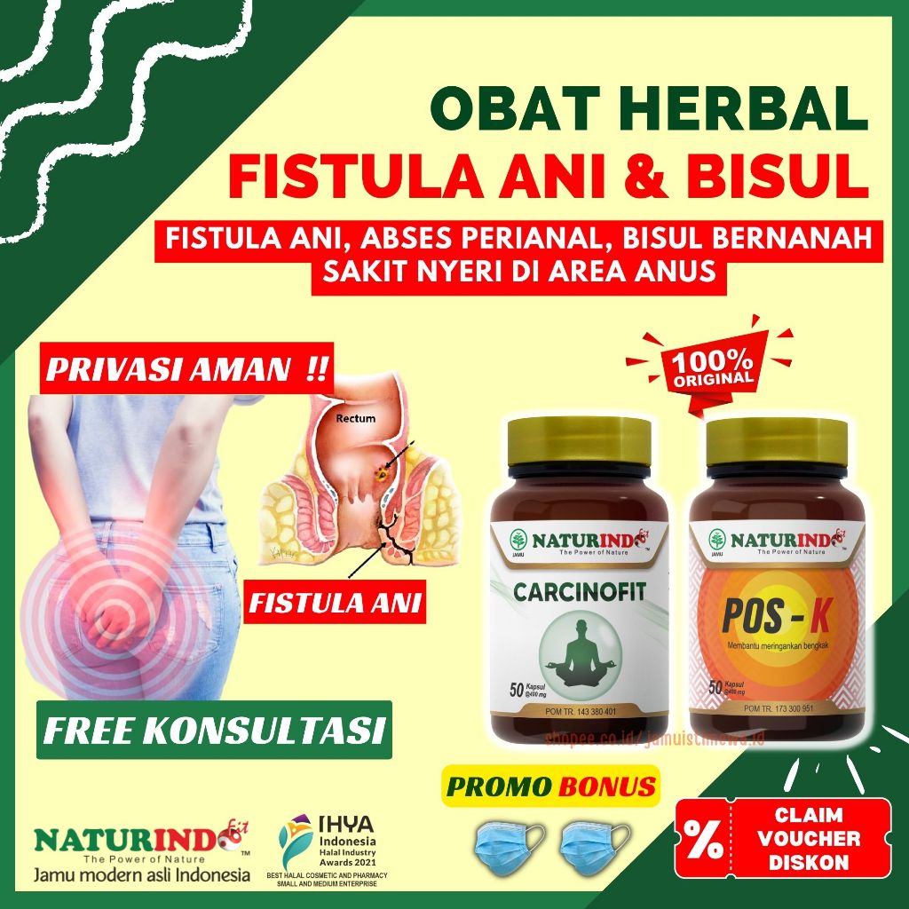 Obat Fistula Ani Bisul di Pantat Bisul Bernanah Herbal Abses Perianal Carcinofit Pos K Obat Bisul Ob