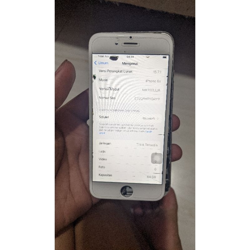 mesin iPhone 6s bypass wifi 64gb sudah cek dan joss
