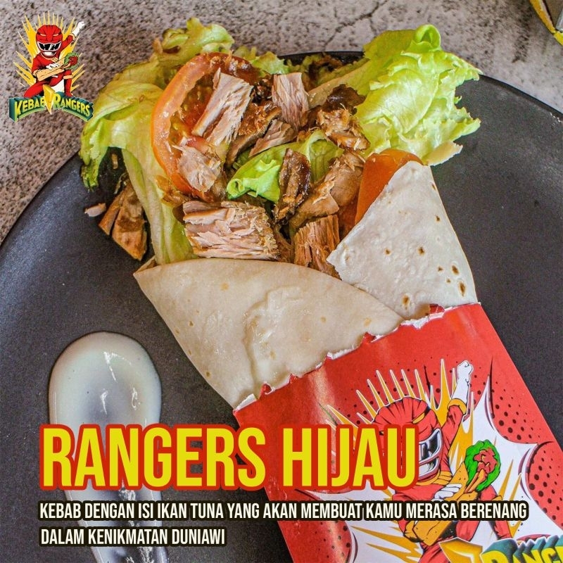 

Kebab Rangers Hijau (Ikan Tuna 100% Asli)