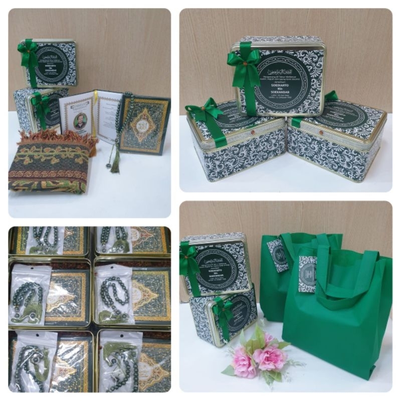 souvenir pengajian tahlilan yasin/mengenang 40 hari/100 harian/haul 1 tahun wafat/paket hampers yasi