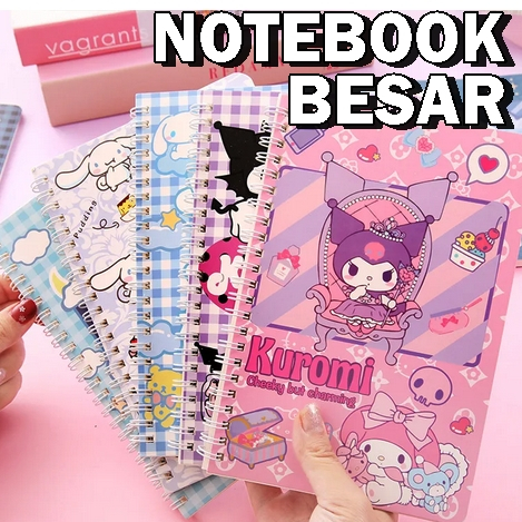 

Notebook Sanrio A5 Buku Catatan Kuromi Ukuran Besar
