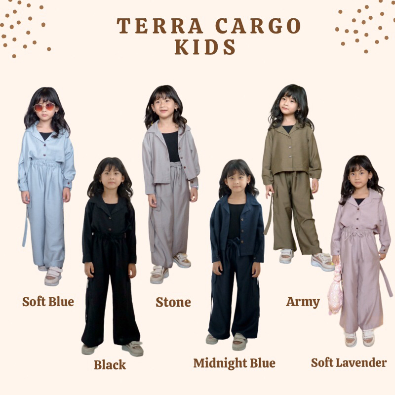 	 ONE SET CARGO ANAK 1-8Thn- TERRA CARGO KIDS	
