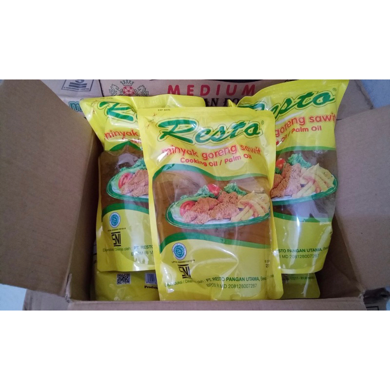

Minyak Goreng Resto 2Liter 1 Dus isi 6 x 2 Liter Termurah
