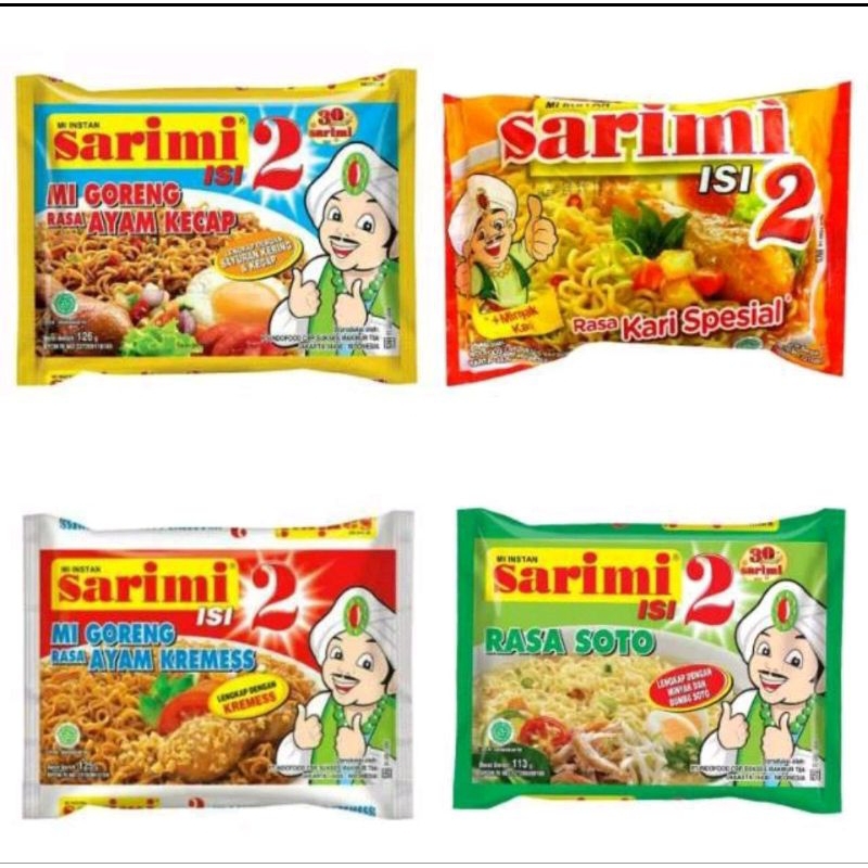 

Sarimi isi 2 125gr
