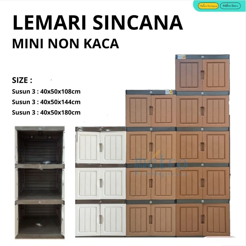 LEMARI SINCANA MINI NON KACA