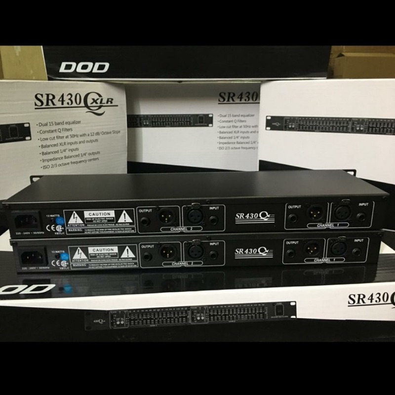 Equalizer dod sr430 sr 430 equaliser 15 band