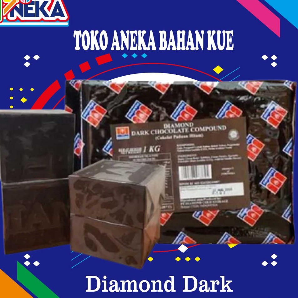

(COD )NEW_PRODUCT Diamond Dark Chocolate Compound 1kg [Repack]