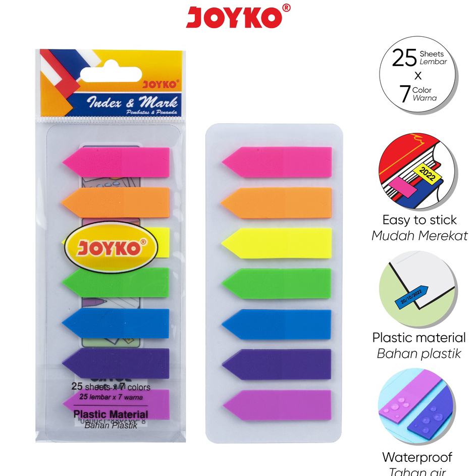 

➫✬✵ Index & Mark Penanda Pembatas Joyko IM-31 Plastik