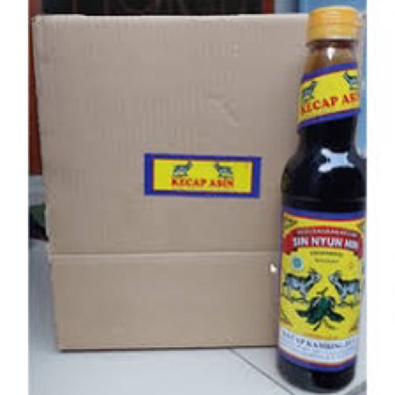 

1 Dus Kecap Asin Kambing Dua (12pc x 620ml). Khusus Grab/Gosend