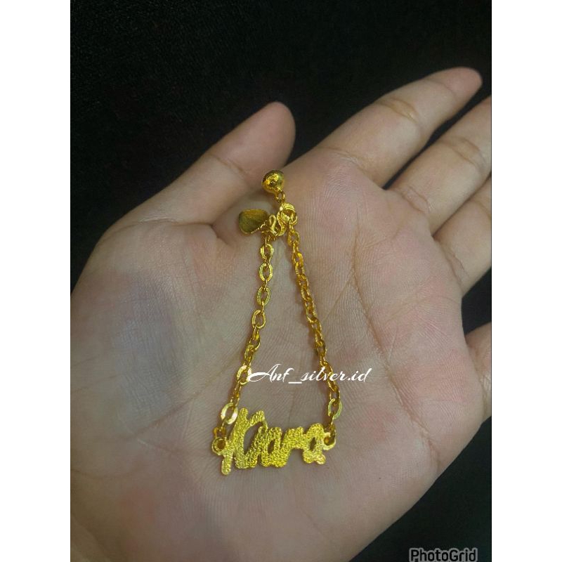 Tambahan Gelang sepuh emas