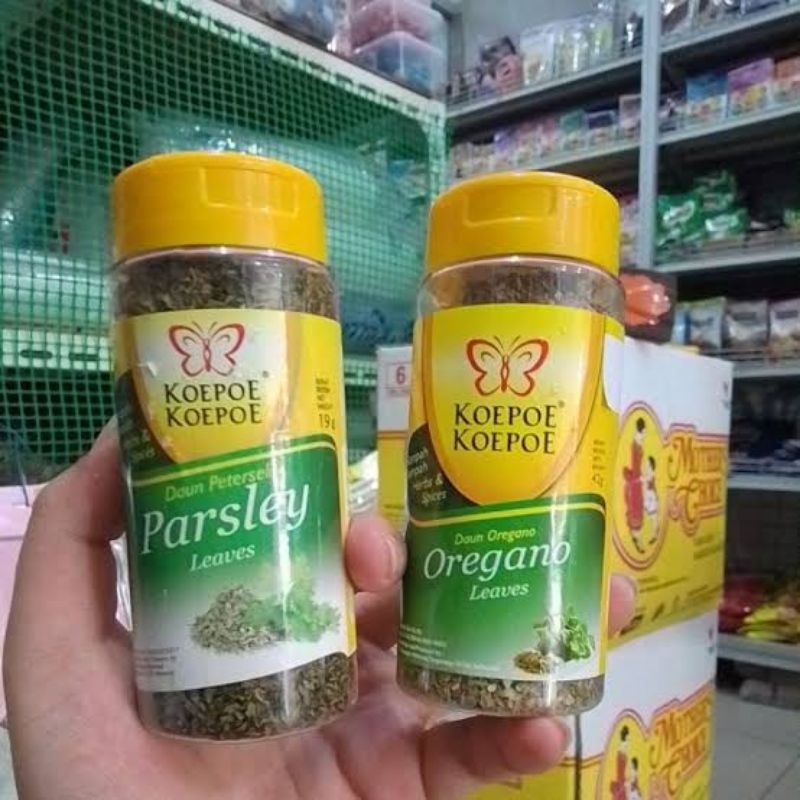 

KOEPOE KOEPOE Oregano 42gr Parsley 19gr Lada Hitam Kemasan Botol Besar