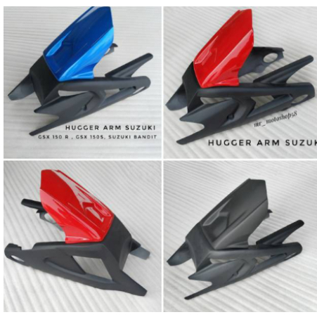 COVER ARM GSX 150 HUGER GSX 150S HUGGER SUZUKI BANDIT ARM GSX 150 R VISOR WINGLET GSX AXIO DELKEVIC