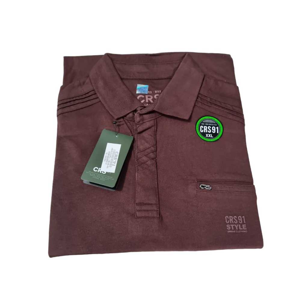 kaos CRS 91 original distro pria | fashion pria || kerah pria lengan pendek keren