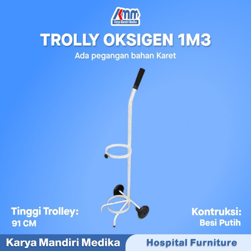 Troli Tabung Oksigen Trolly Trolley Tabung Oksigen 1M3