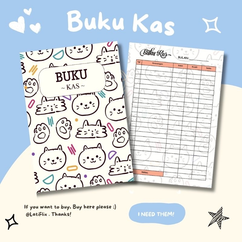 

BUKU KAS DEBIT KREDIT | BUKU KAS MURAH