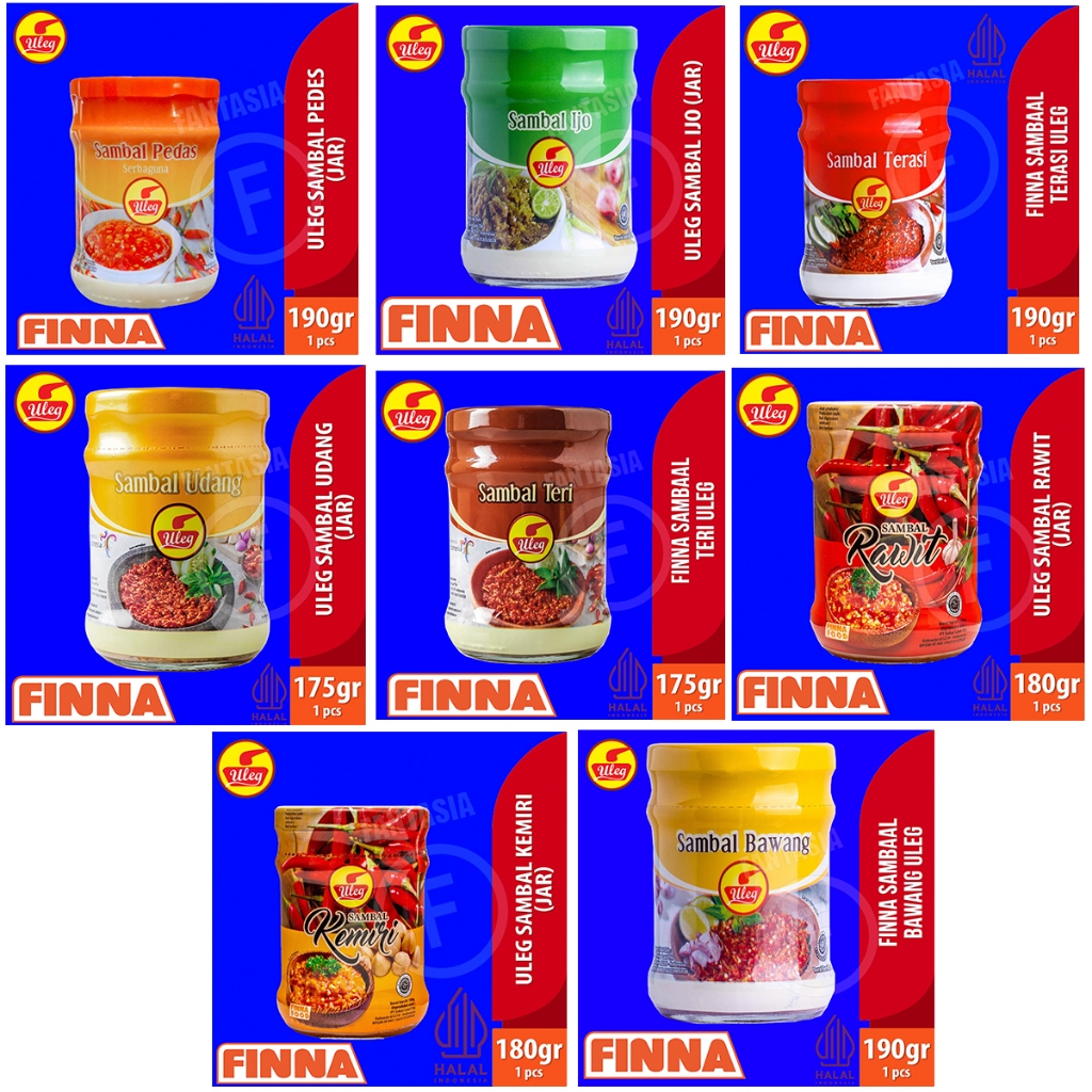 

Finna ANEKA Sambal Uleg FUN CORNER (Jar Per PCS)