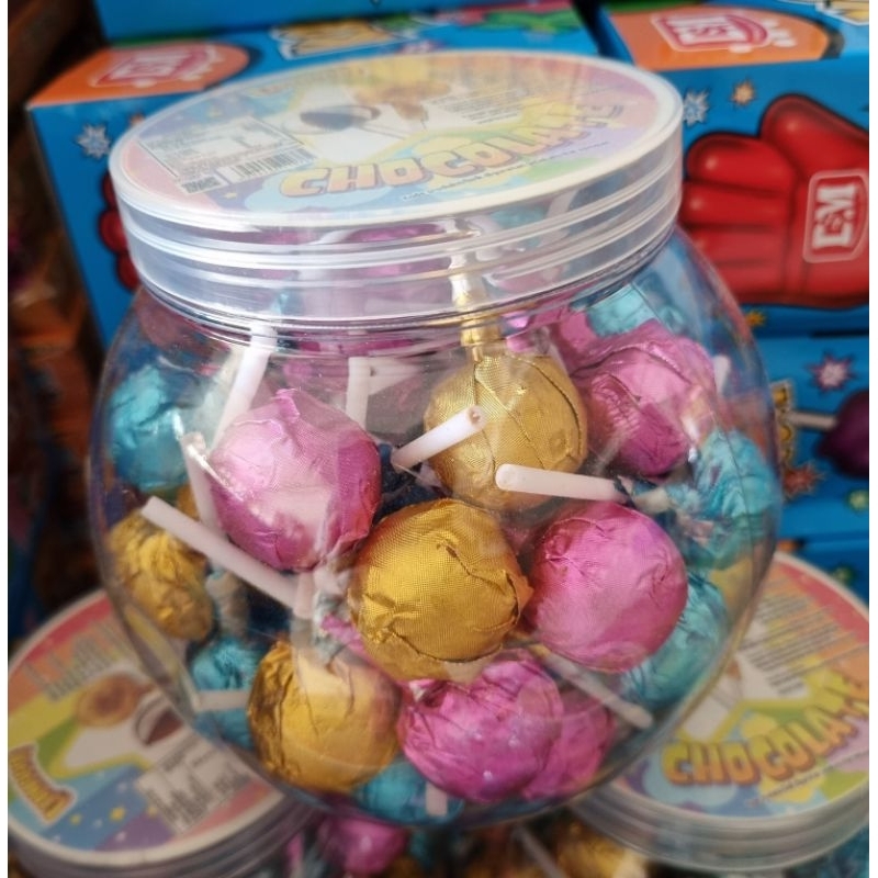 

lollipop coklat susu isi 50pcs